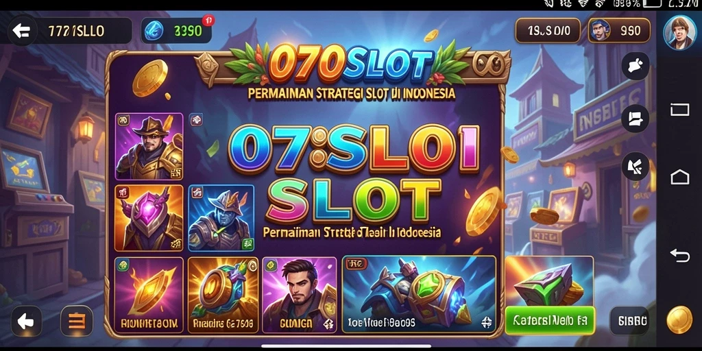 Gameplay mendebarkan di 070SLOT yang menampilkan mesin slot dan strategi.