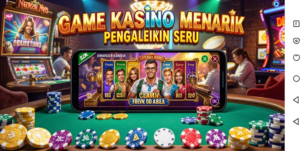 Tampilan gameplay seru dari permainan Kasino di 5ZK.