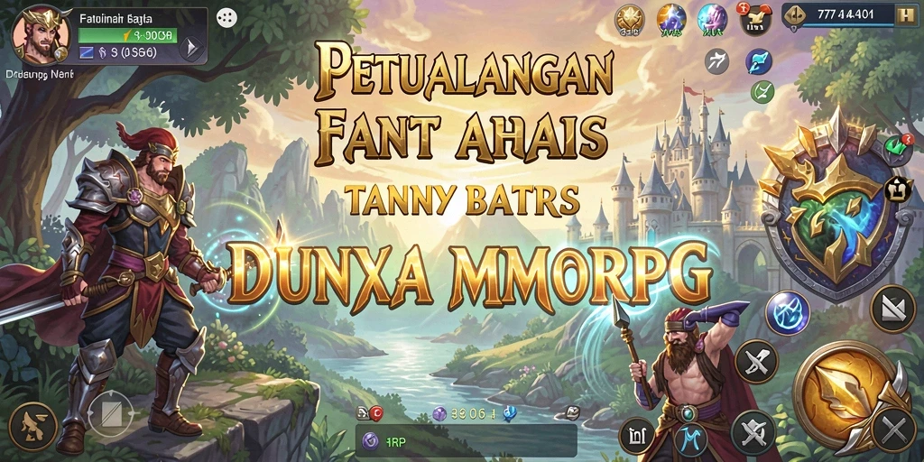 Screenshot gameplay <strong>77RP</strong> menampilkan aksi pertarungan seru dan lingkungan yang indah.