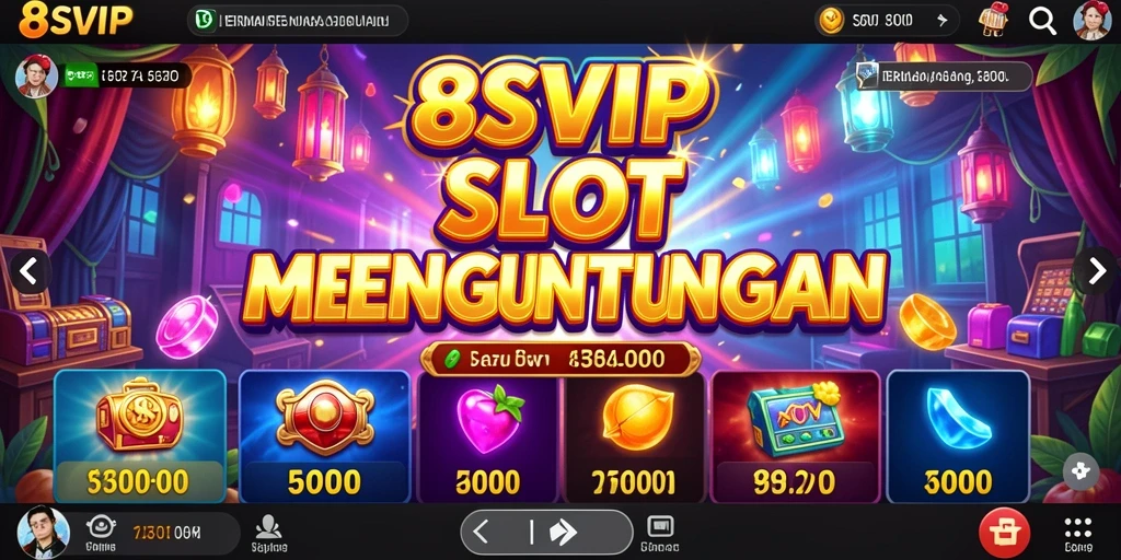 Tampilan gameplay menakjubkan dalam 8SVIP dengan Slot yang menarik.