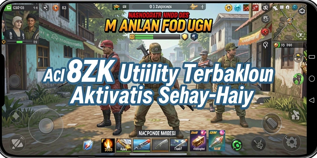 Tampilan utama aplikasi 8ZK dengan fitur pengingat dan manajemen tugas.