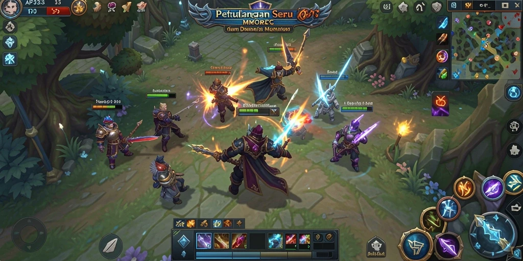 Gameplay seru dan mendebarkan dalam dunia MMORPG.