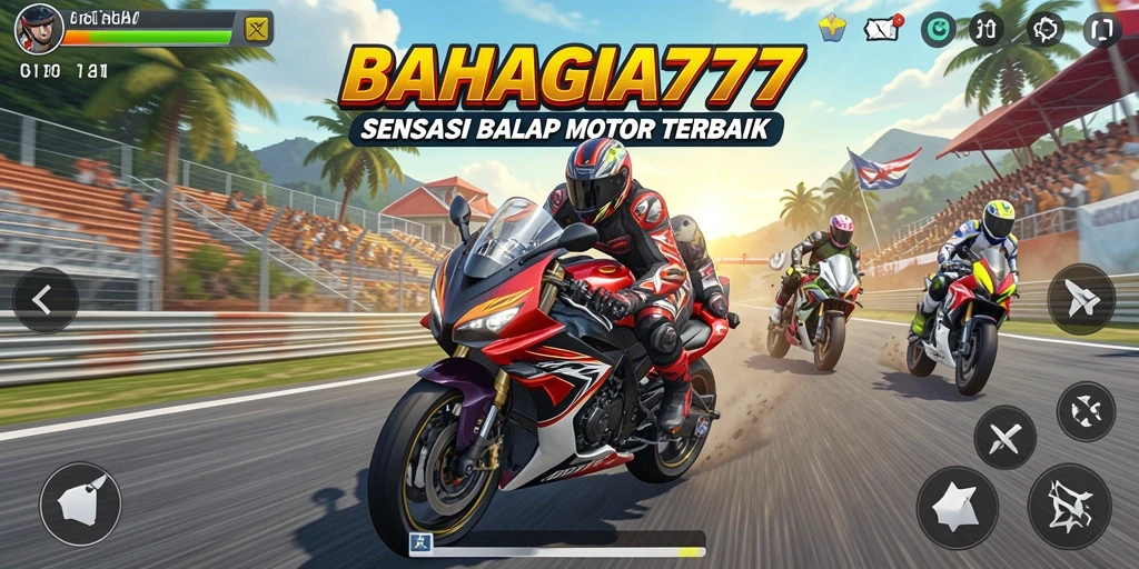 Menampilkan balapan motor yang seru dan menegangkan.