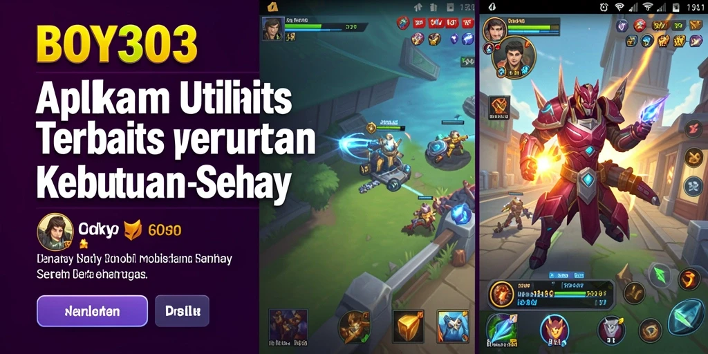 Tampilan antarmuka BOY303 yang intuitif dan praktis untuk pengguna.