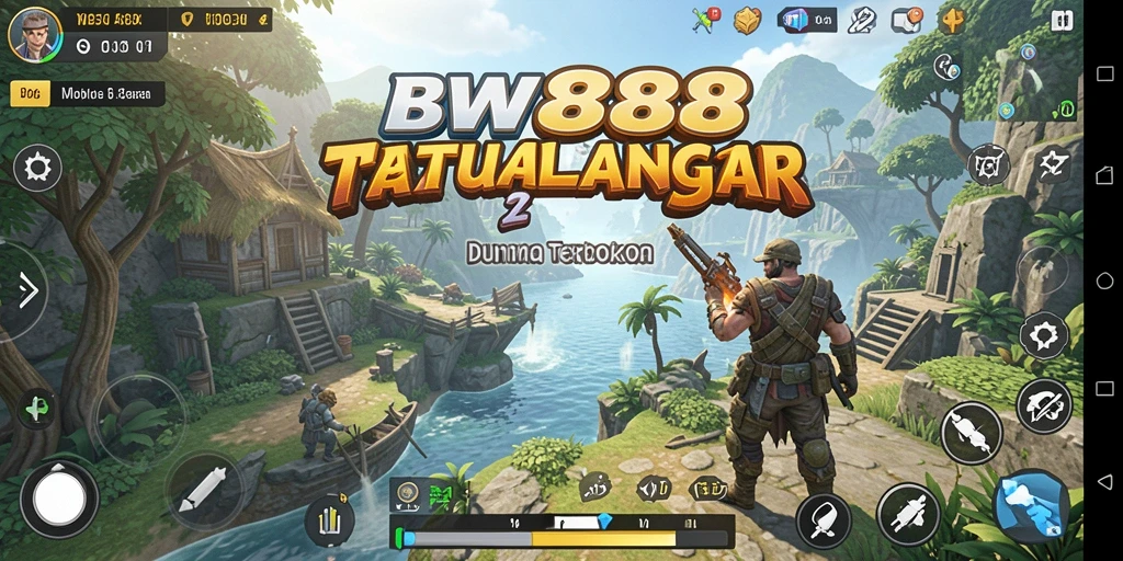 Tampilan menarik dari gameplay Open World BW888.