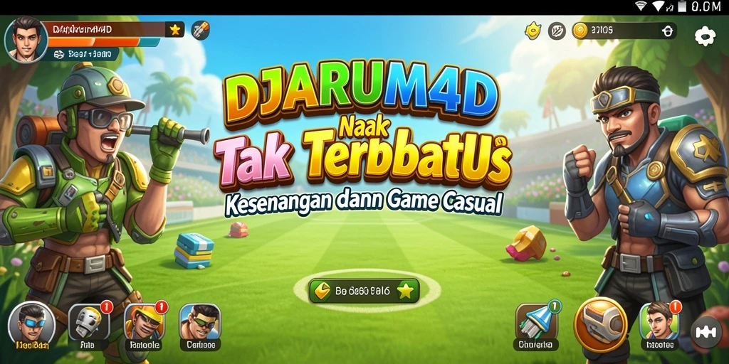 Tampilan gameplay DJARUM4D yang penuh warna dan seru.