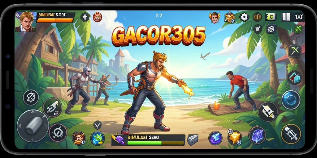 Tampilan gameplay GACOR305 dengan aksi seru dan grafis menawan.
