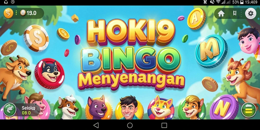 Gameplay seru HOKI9 dengan suasana Bingo yang menggembirakan.