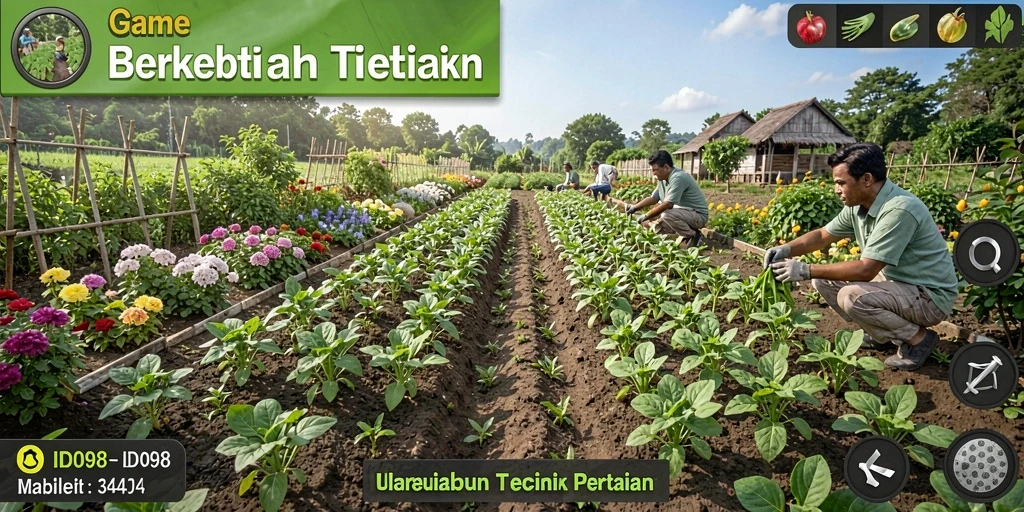 Gameplay menarik di <strong>ID098</strong> dengan berbagai aktivitas pertanian.