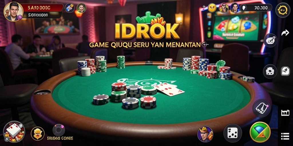 Tampilan gameplay menakjubkan dari IDROK QiuQiu.