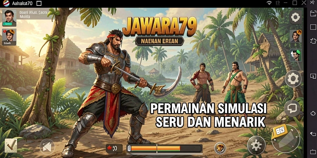 Tampilan gameplay JAWARA79 dengan fitur simulasi yang menarik.