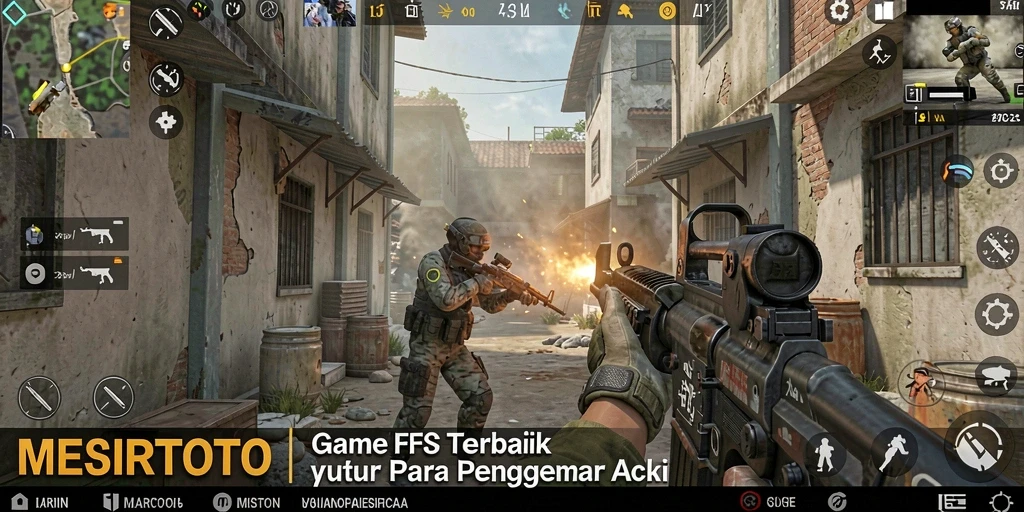 Tampilan aksi mendebarkan dalam gameplay MESIRTOTO