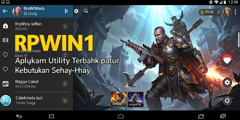 Tampilan utama RPWIN1 dengan fitur lengkap untuk keperluan Utility.