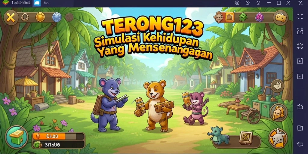 Tampilan interaktif gameplay TERONG123 dengan grafis memukau.