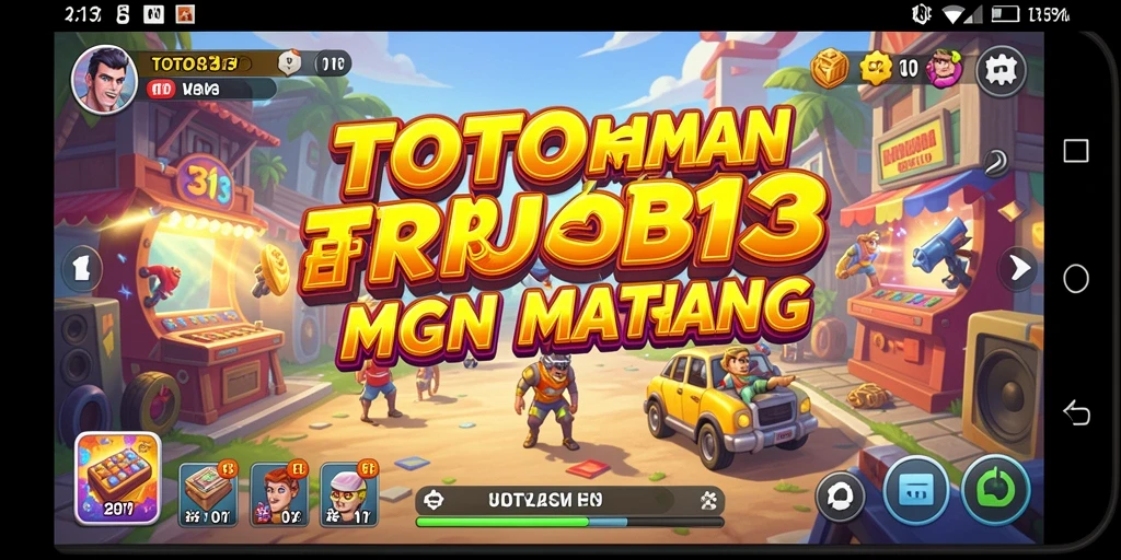 Screenshot TOTO313 menampilkan gameplay arcade yang mendebarkan.