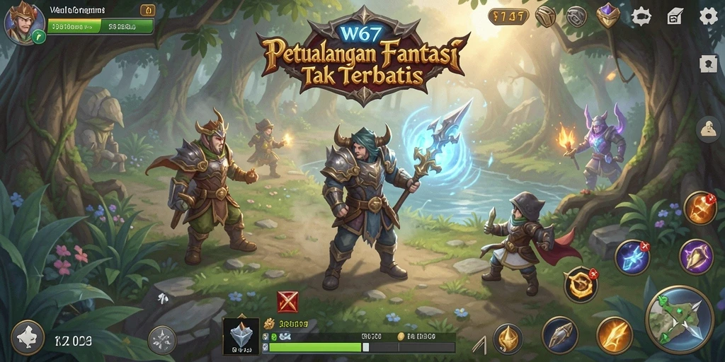 Tangkap momen seru saat gameplay <strong>W67</strong> di dunia MMORPG.