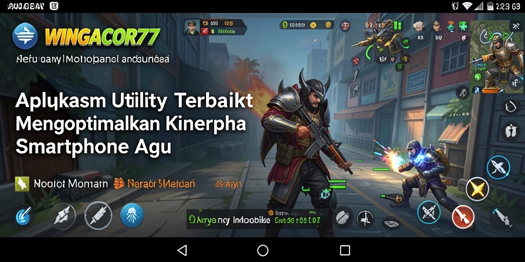 Tampilan antarmuka WINGACOR77 yang bersih dan fungsional.