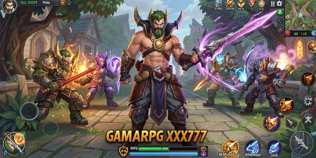 Tangkapan layar dari gameplay seru di XXX777 yang menampilkan pertarungan dinamis.